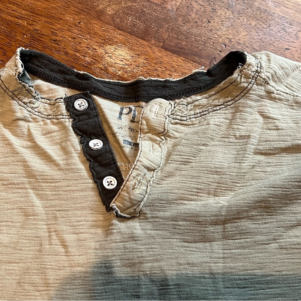 Distressed PD&C Long Sleeve T